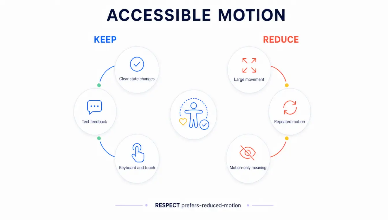accessible motion best practices