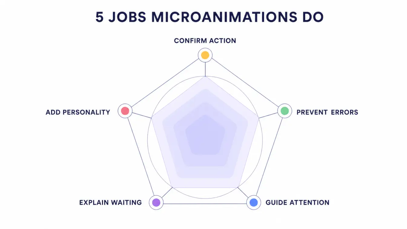 five UX jobs of microanimations