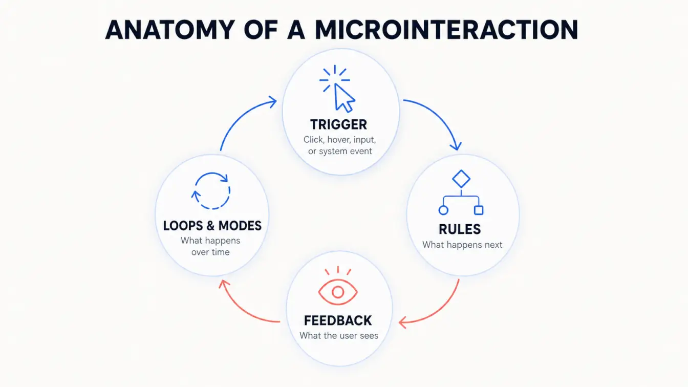 microinteraction anatomy in web design